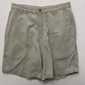VTG Tommy Bahama‎ 32 x 8" Relax Beige Tencel Blend Lightweight Chino Shorts